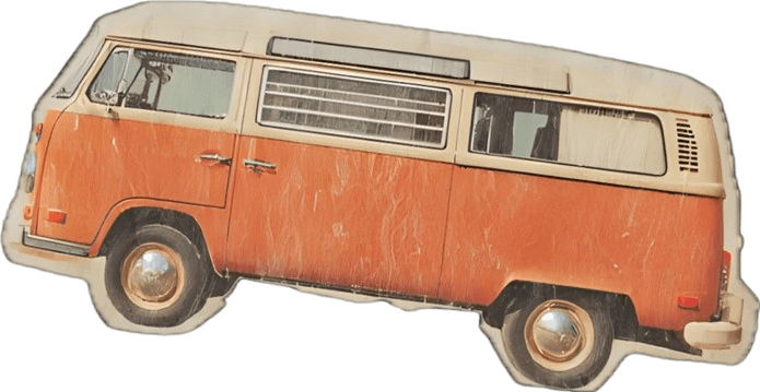 Sticker van de voyage